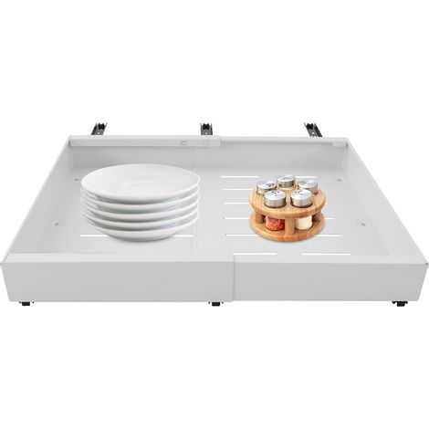 Herausnehmbare Schublade Für Kleiderschrank, Teleskopschublade, Verstellbare Produktlänge (32-52 Cm), Regal Für Zuhause, Küche, Badezimmer, Wohnzimmer