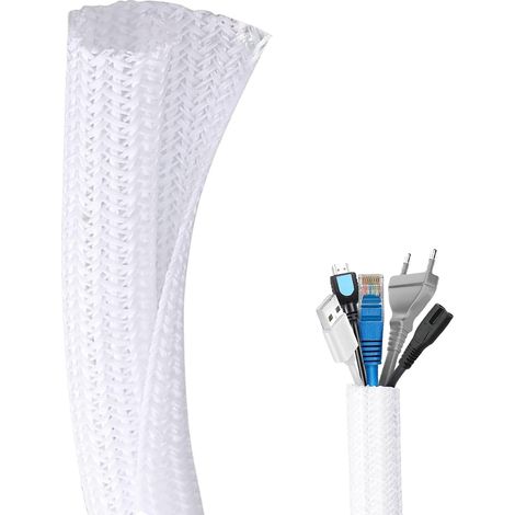 1 Computerkabelschutzschlauch, 3 Meter, Durchmesser 25–39 Mm, Schwer Entflammbar, Pet, Büro, Computer, Auto