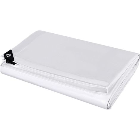 Plane 3x6m, Wasserdichtes 180g Polyethylen, Aluminiumösen, Gartenschutz