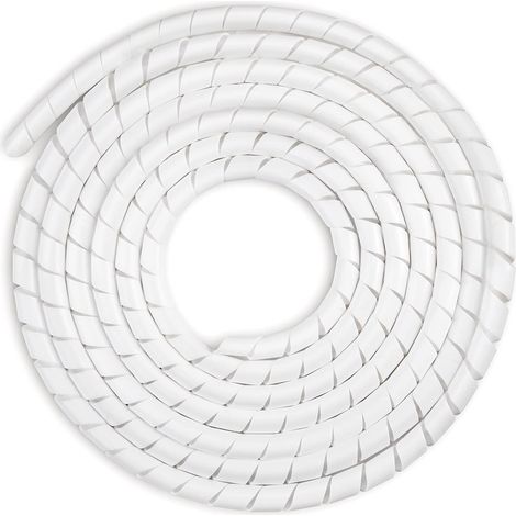 2er-pack Spiralkabelschutzschlauch, 4 Mm Und 6 Mm, Flexibler Pe-kabelschutzschlauch Für Heimbüro
