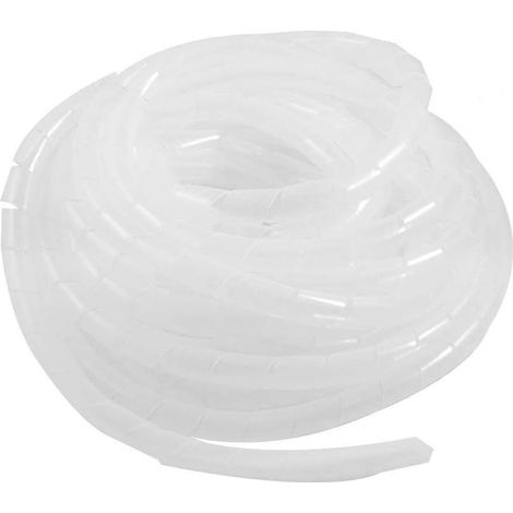 Flexibler Spiralkabelschlauch, 8-mm-kabelmanagementschlauch, 12 M Kabelorganisator Aus Polyethylen, Kabelschutz Für Homeoffice