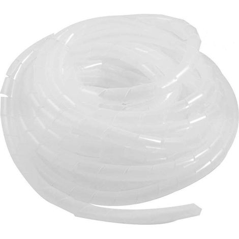 X 9 M Flexibler Spiralkabelschutzschlauch, 10 Mm Pe-kabelschutz, Kabelorganisation Für Tv, Pc, Büro, Zuhause