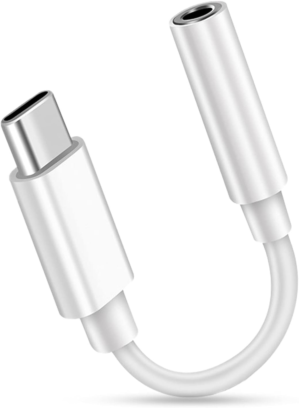 Usb-c-auf-3,5-mm-aux-kopfhöreranschluss-adapter, Kompatibel Mit Oneplus 6t, Huawei P30 Pro, Mate 20 Pro, Samsung Galaxy, Xiaomi Und Vielen Anderen Smartphones Mit Usb-c-anschluss.