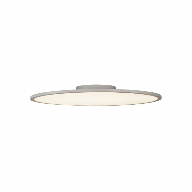 [neuwertig] B-ware Slv Panel 60 Rund Led Indoor Deckenaufbauleuchte Deckenlampe Silbergrau 3000 K