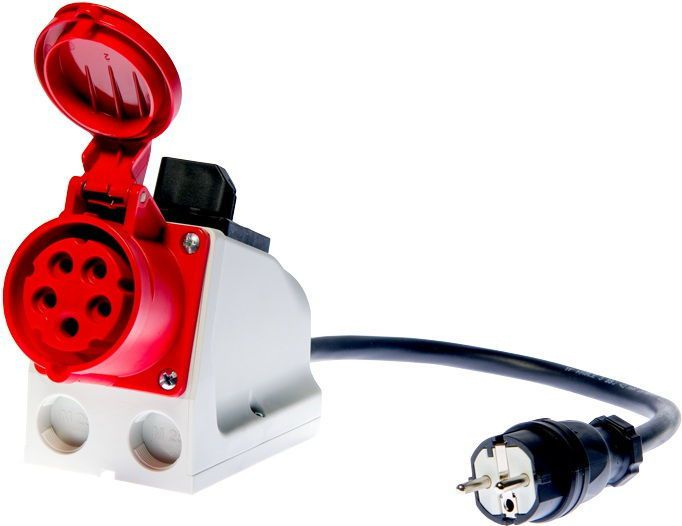 Dreiphasenadapter Sonel Waadat16pr Geschaltet 16a