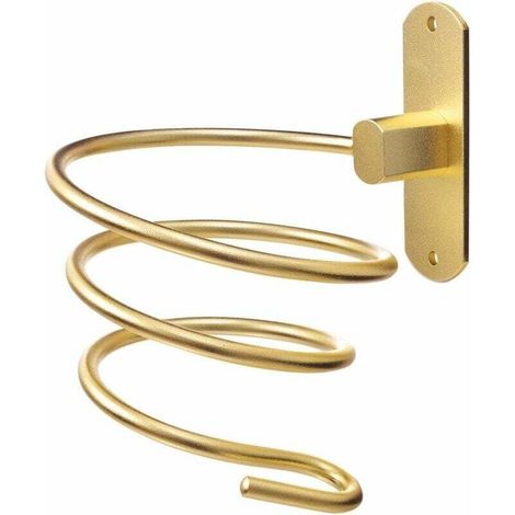 Wandhalterung Für Haartrockner, Badezimmer, Haarpflegegeräte (gold)