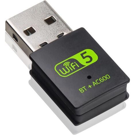 Bluetooth-usb-wlan-adapter Für Pc, Ac600 Mbps Bluetooth 4.2-adapter, 2,4 Ghz/5,8 Ghz Dongle-karte Für Laptop/pc Windows 11/10/8/8.1/7/xp, Mac 10.9–10.15