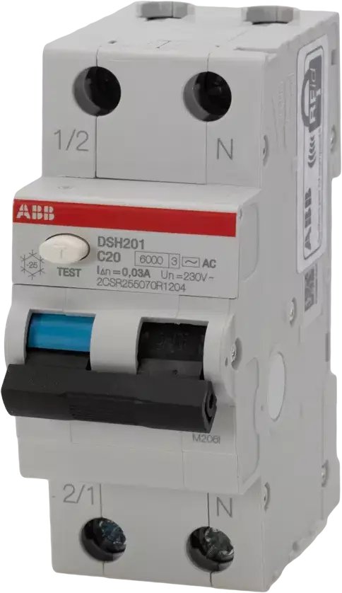 Fehlerstromschutzschalter Abb Dsh201 C20 20 A 30 Ma