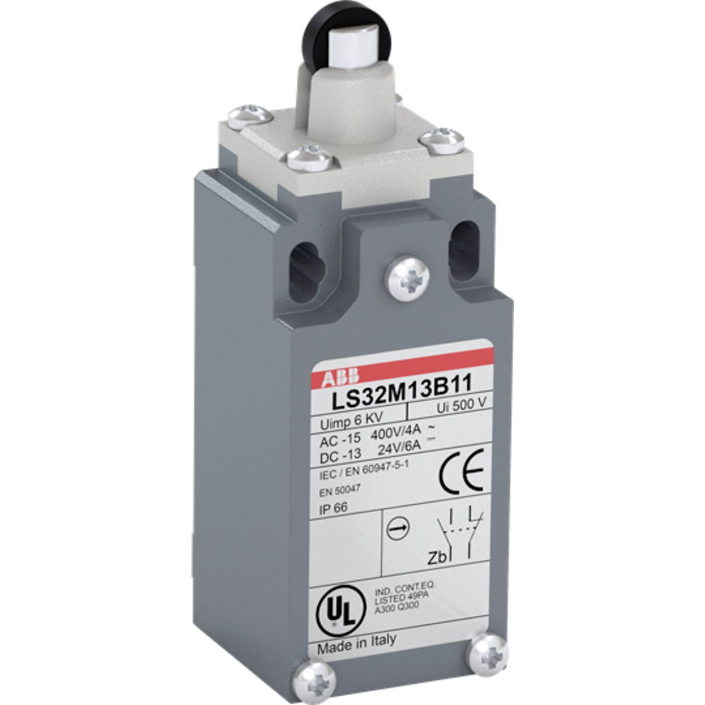 [gebraucht] B-ware Abb Positionsschalter Endschalter Ls32m13b11 Kuppenstößel Metall Sprungkontakt
