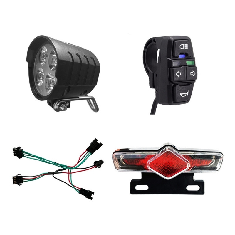 Rollerteile, Umbauteile Für Lithium-akku-roller, F-typ-scheinwerfer, Hupe, Blinker Und Schalter Integrierte Teile