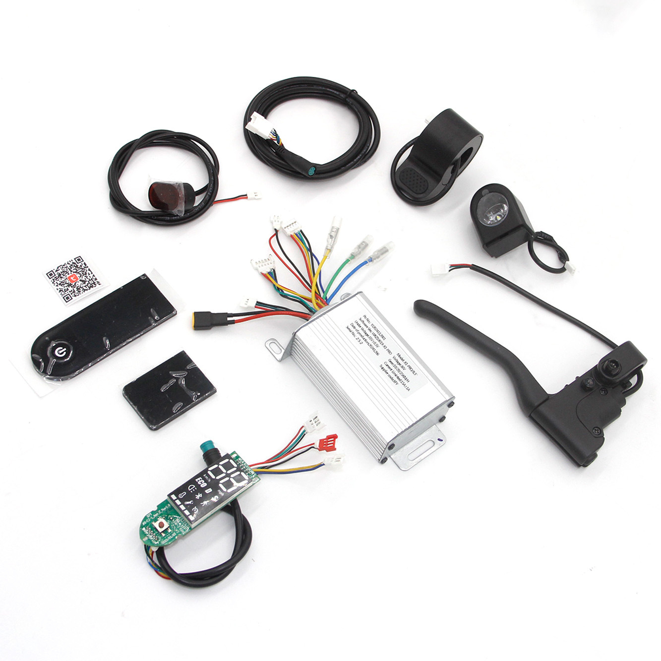 Xfy 8,5-zoll 36v 350w Controller-kit, Instrumententafel, Bremshebel, Schalthebel, Rücklichtsteuerung Und Frontplatte.