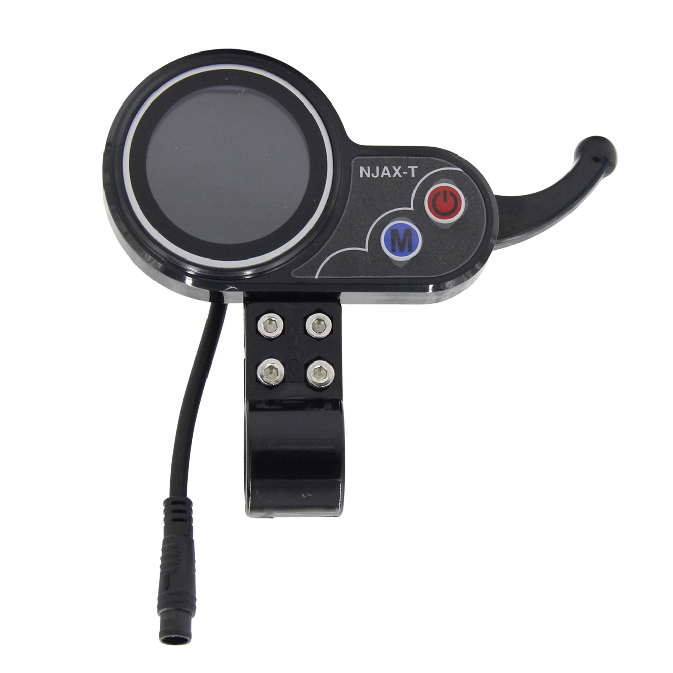 Scooter-zubehör Njax T Instrumententafel Lithiumbatterie Lcd-display-monitor Sechs-pin Wasserdichter Stecker