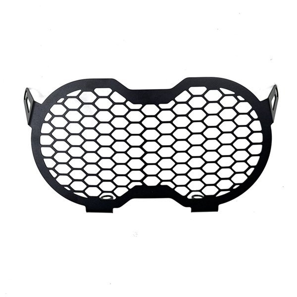 1 Farbe: Schwarz Material: Metall Scheinwerfergitterabdeckung/scheinwerferschutz Für Motorräder Geeignet Für...