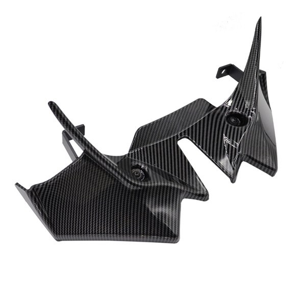 1 Farbsatz: Kohlefaser Material: Kunststoff Unterlippenverkleidung Für Motorräder Luftabweiser