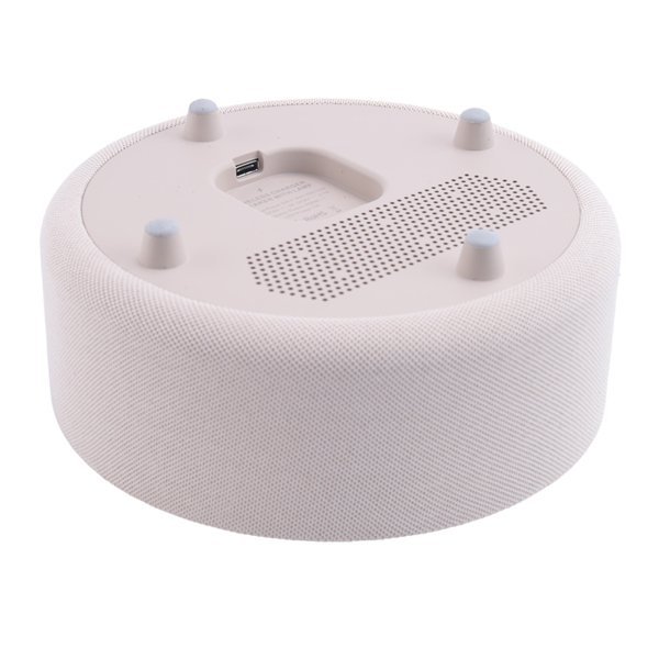 1 Farbset: Siehe Foto. Material: Abs. Multifunktionaler Kosmetikspiegel Mit Kabellosem Ladegerät, Bluetooth-lautsprecher Und Wecker.