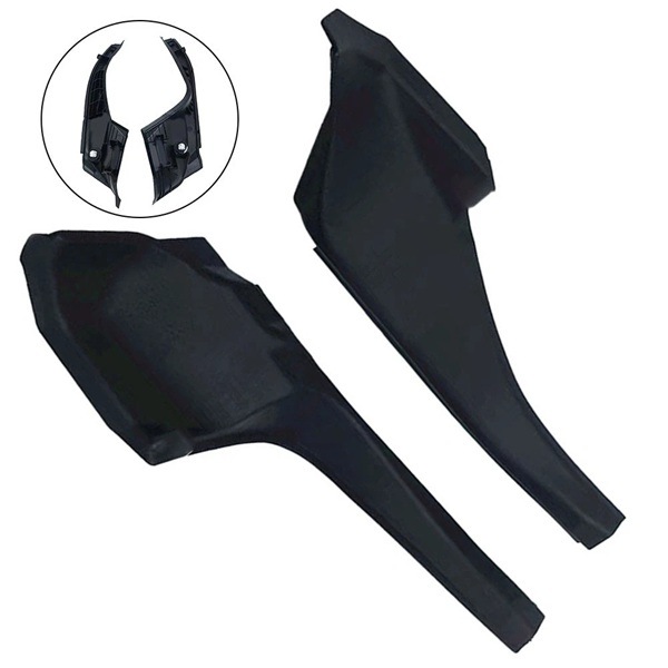 1 Paar, Farbe: Schwarz, Material: Abs, Windschutzscheiben-eckleiste, Wischerabweiser, Wischerblätter.