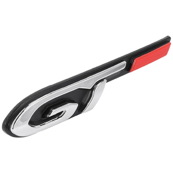 1 Set, Farben: Silber + Rot, Material: Abs, 2 Aufkleber Passend Für Peugeot 4008gt Autoembleme.