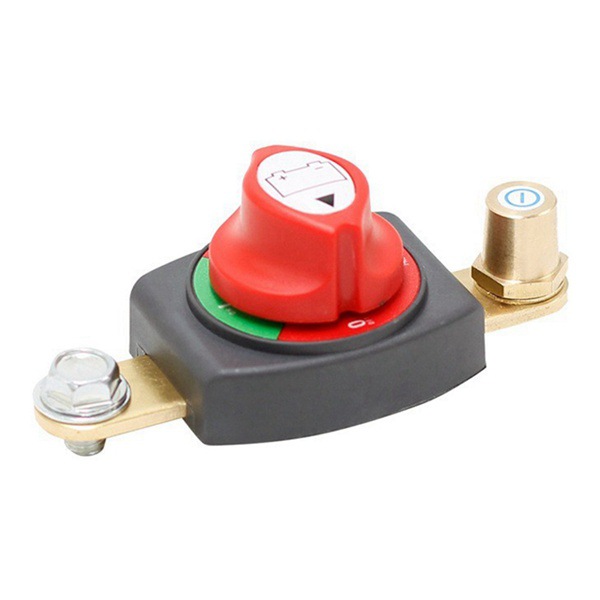 12v/48v Messing-batterieklemmenblock Mit Integriertem Schalter Für Kfz-umbau-erweiterungszubehör, Hochstrom-leistungsschalter