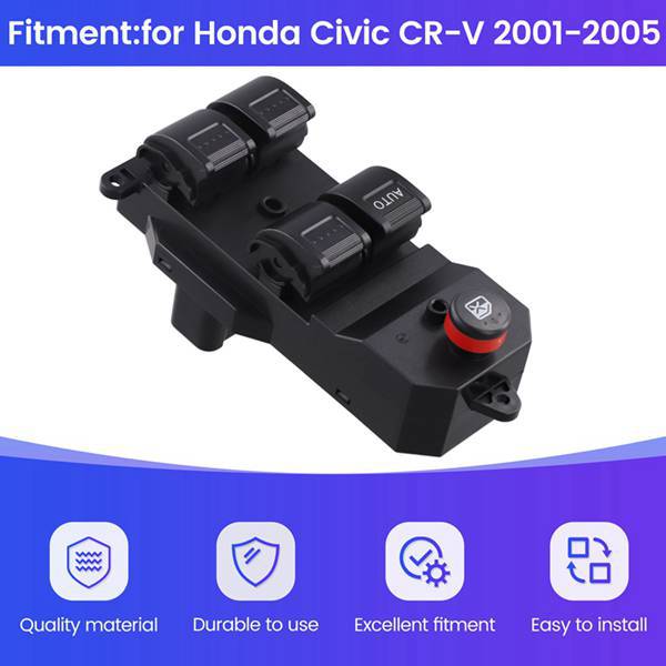 35750saep03 Ist Geeignet Für Fensterheberschalter Des Honda Civic Cr-v (baujahre 01-05).