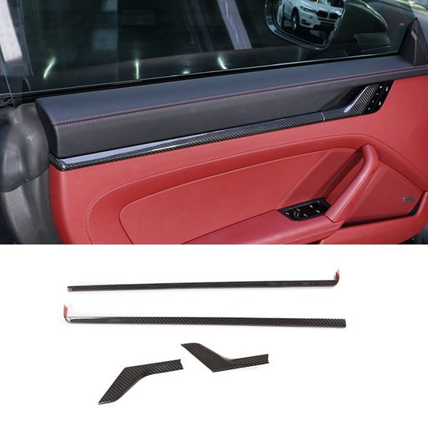 4 Türinnenverkleidungsleisten Aus Trockencarbon Für Porsche 911 (2019–2022)