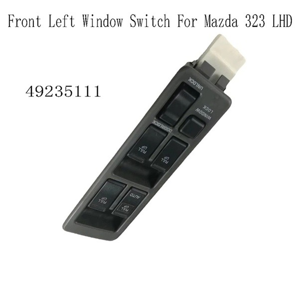 49235111 Bezieht Sich Auf Den Fensterheberschalter Vorne Links Auf Der Fahrerseite Eines Mazda 323 Lhd Mit Linkslenkung.