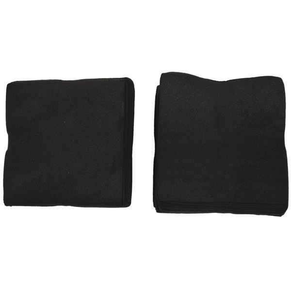 50 Schwarze Schaumstoffteile (je 50 Stück), 12-fach Verstellbare, Umweltfreundliche, Schwer Entflammbare Schalldämmmatten, Dreieckig Gerillte, Schallabsorbierende Wellpappe.