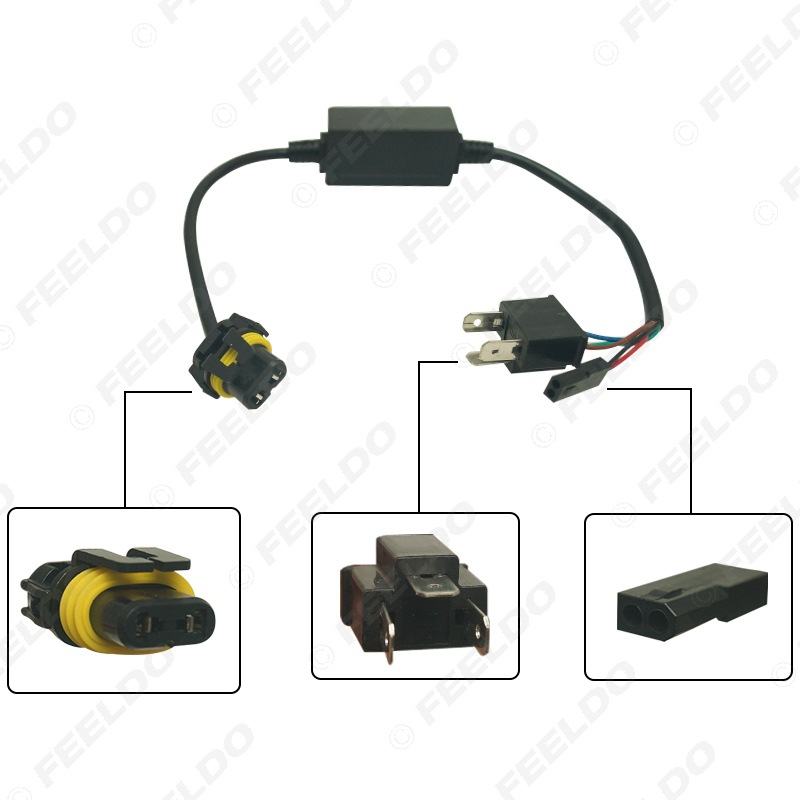 9-36v H4 9003 Kfz-scheinwerfer Mit Variablem Abstrahlwinkel Und Vorschaltgerätadapter Für Direktanschluss An Hid-xenonlampen