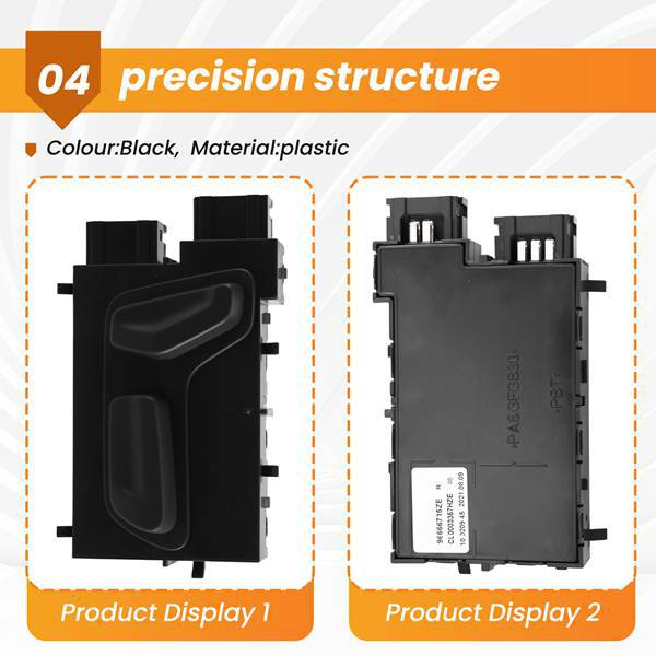 96666715ze Ist Der Rechte Elektrische Sitzverstellschalter Für Den Peugeot 408.