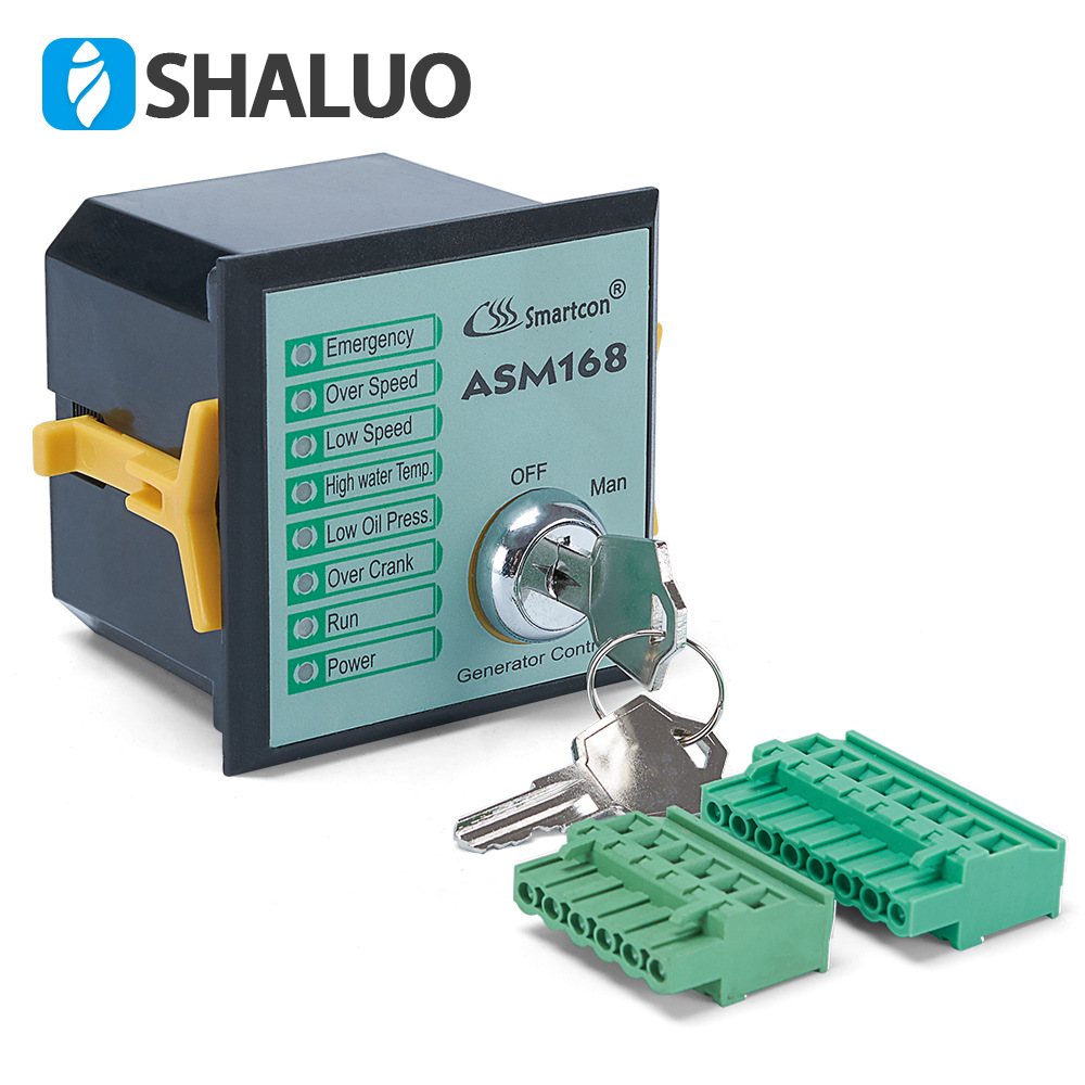 Asm168 Automatisiertes Steuermodul Für Dieselgeneratoren: Automatischer Start, Vierfach-schutzalarm Und Stoppsteuerung.
