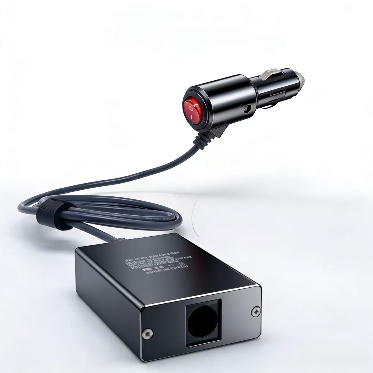 Autoladegerät Mit Schalter Und Dc-boost-adapterbox 30v 2a, 1 M Lang, Unterstützt Den Anschluss Eines Dc-kabels Bis Zu 50 M.