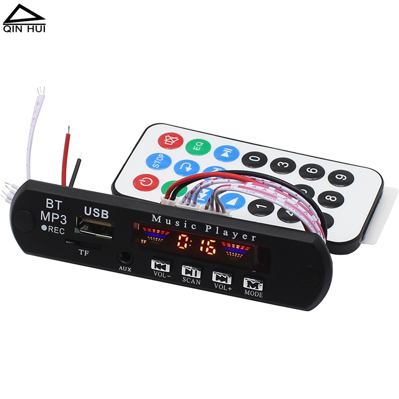 Bluetooth 5.2 12v Freisprecheinrichtung Mit Ukw-radio, Tws Stereo-mp3-player Für Auto Und Audioaufnahme.