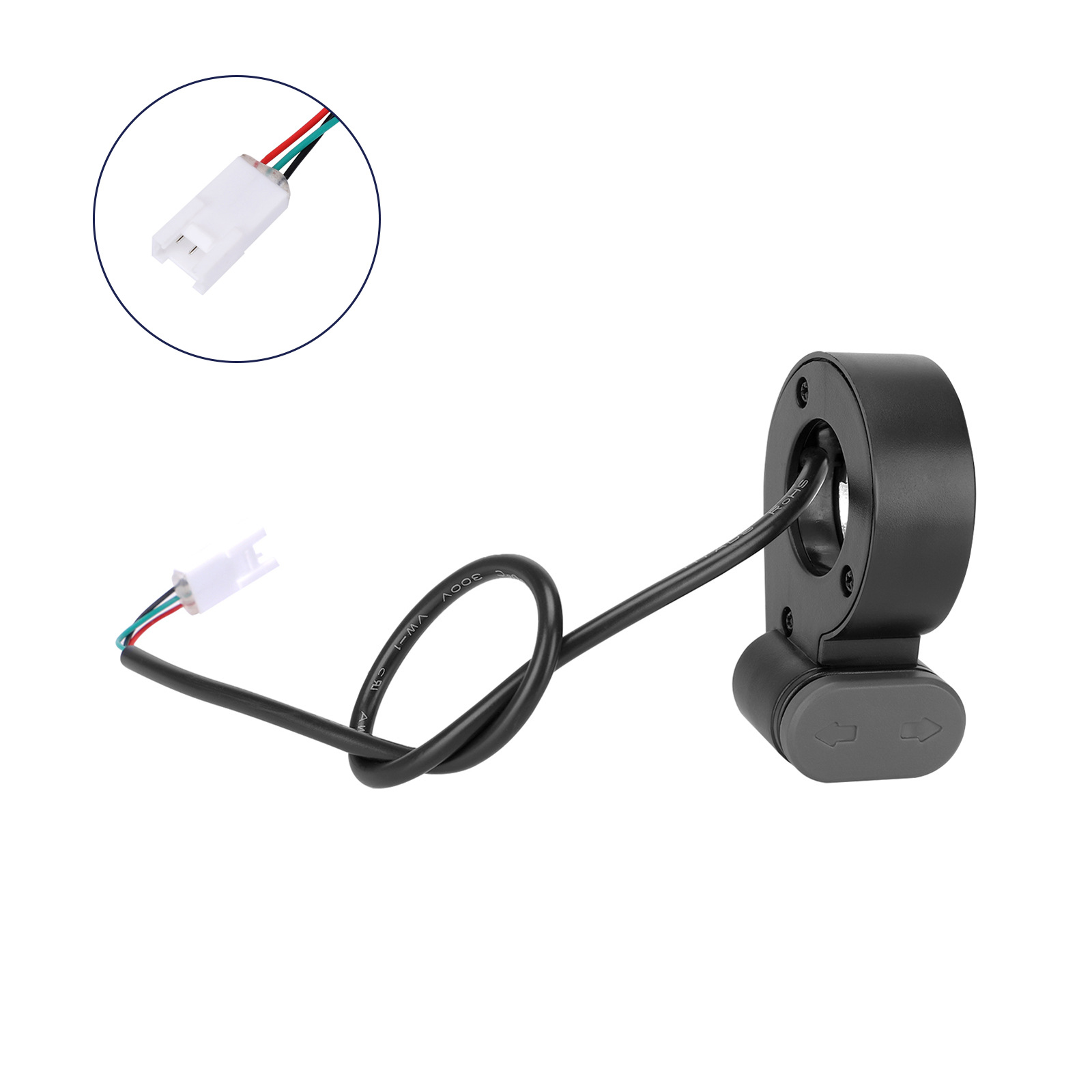 Der Blinkerschalter F2 Am Elektroroller Nr. 9 Besteht Aus Einem Handschuhförmigen Blinkerschalter Und Einem Kippschalter Zur Steuerung Des Links- Und Rechtsabbiegens.
