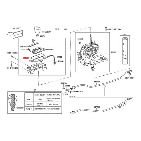 Die Teilenummer 3597550040 Ist Passend Für Die Staubdichte Gummidichtung Des Schalthebels Von Toyota Lexus Ls460l Und 600hl.