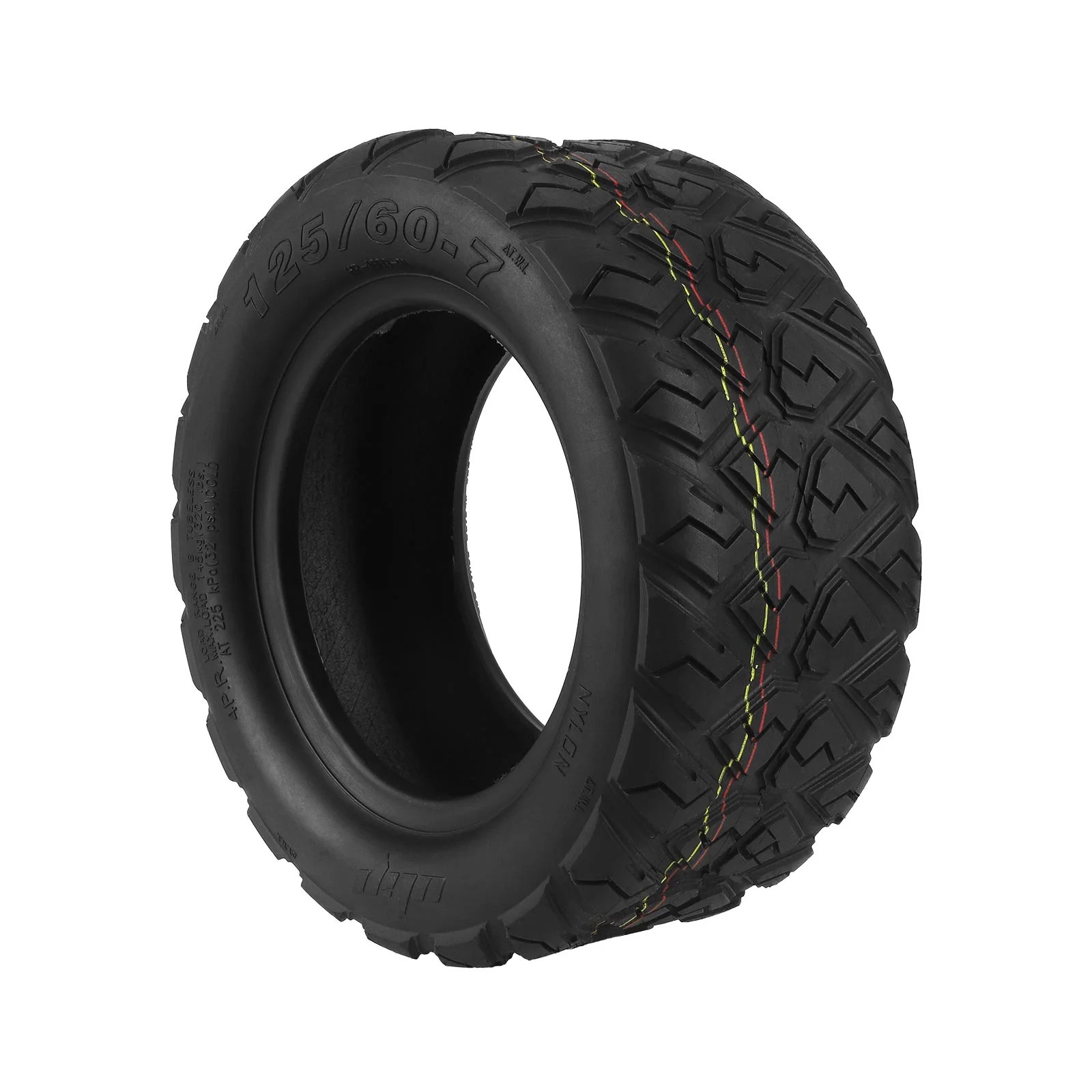Die Schlauchlosen All-terrain-reifen Ulip125/60-7 Mit Diamantprofil Sind Mit Dem Zubehör Für Den Elektroroller Dualtron X/dtx Kompatibel.