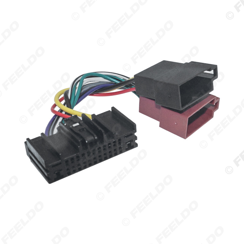 Dieser Iso-adapterkabelbaum Ist Kompatibel Mit Ford Focus, Fiesta, Mondeo, C-max Und Land Rover Und Ermöglicht Die Umrüstung Des Hinteren Kabelbaums Für Den Originalen Cd-player.