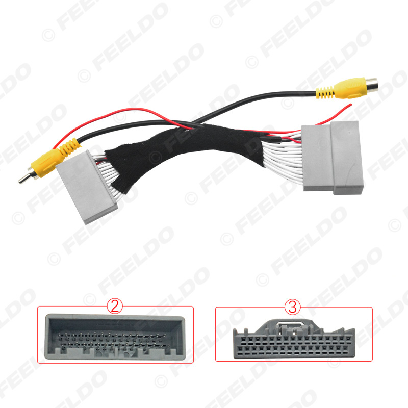 Dieses Set Ist Mit Dem Originalbildschirm Des Honda Crv/haoying (2017-2019) Kompatibel Und Beinhaltet Ein Rca-kabel Für Eine Rückfahrkamera Sowie Ein Umrüstkabel Für Einen Rückspiegel.
