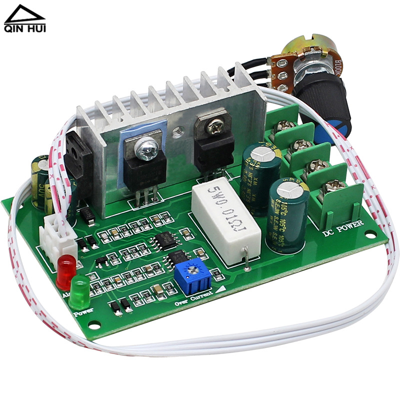 Drehzahlregler Für Gleichstrommotoren, Überstrom- Und Überlastschutz, 12 V/24 V/36 V/15 A