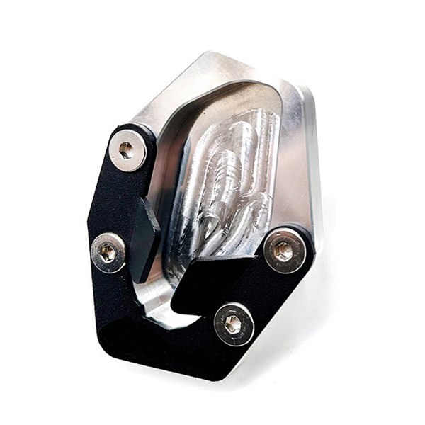 Erhältlich In Einer Farbe: Schwarz Und Silber. Material: Motorrad-seitenständer Aus Aluminiumlegierung, Seitenständer, Vergrößerter Sitz.