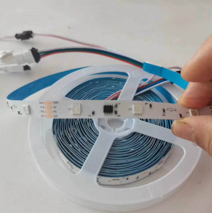 Externer Integrierter Schaltkreis Mit Wiederaufnahmefunktion Nach Unterbrechung, 30 Leds, 12 V, Rgb 1935, 10 Mm Blanke Platine, Rgb-led-streifen.