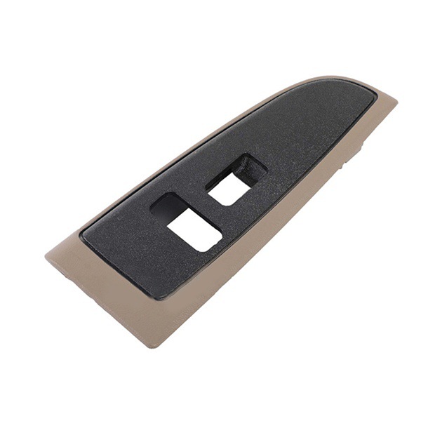 Farbe: Schwarz + Braun Material: Kunststoff Schalterblende Für Glasfenster Dekoration Für Autofensterschalter.