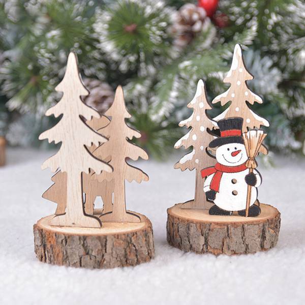 Farben: Siehe Foto. Material: Holz. Neu Zu Weihnachten: 4-teilig. Freistehender Weihnachtsbaum Aus Holz.