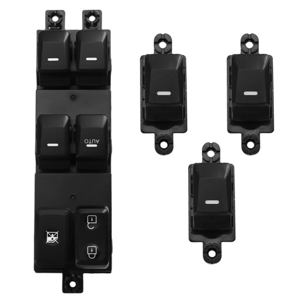 Für Die Fensterheber Der Kia-modelle 11-16 Sind Vier Schalter Der Typen 93570-1y200 Und 93575-1y000 Geeignet.