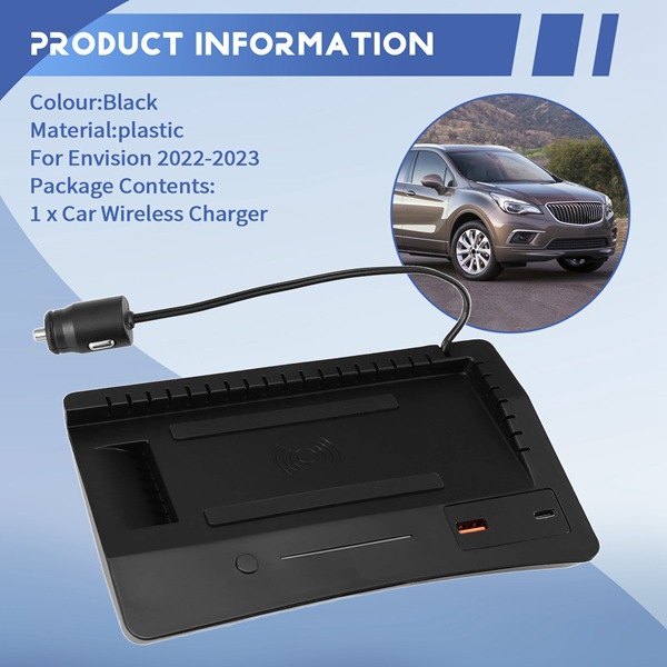 Geeignet Für Buick Envision S: 15-w-wireless-ladegerät, Schnelllade-modifikationszubehör Für Den Fahrzeuginnenraum