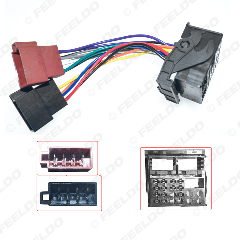 Geeignet Zur Modifizierung Des Kabelbaums Des Originalen Ford Cd-autoradios, Stromkabel, Stecker Und Iso-audio-konverterkabels Für Autos