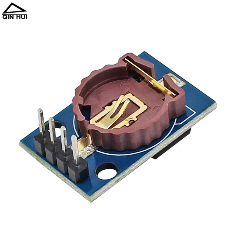 Hochpräzises Uhrmodul, I2c-schnittstellen-anzeigemodul, Oberflächenmontierter Cr1220-batteriehalter, 2,54-poliger Timer