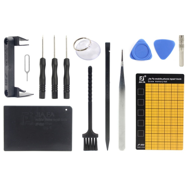 Jf-8147 14-in-1 Multifunktions-demontageset Aus Metall Und Kunststoff Für Iphone