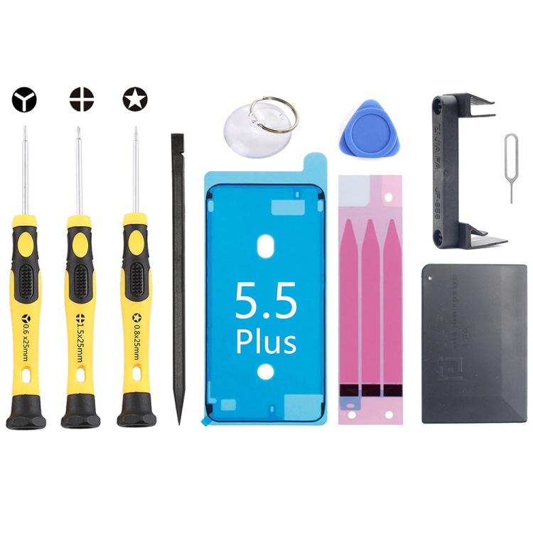 Jiafa Jf-8158 11-in-1 5,5-zoll-akkureparaturwerkzeug Für Iphone 8 Plus