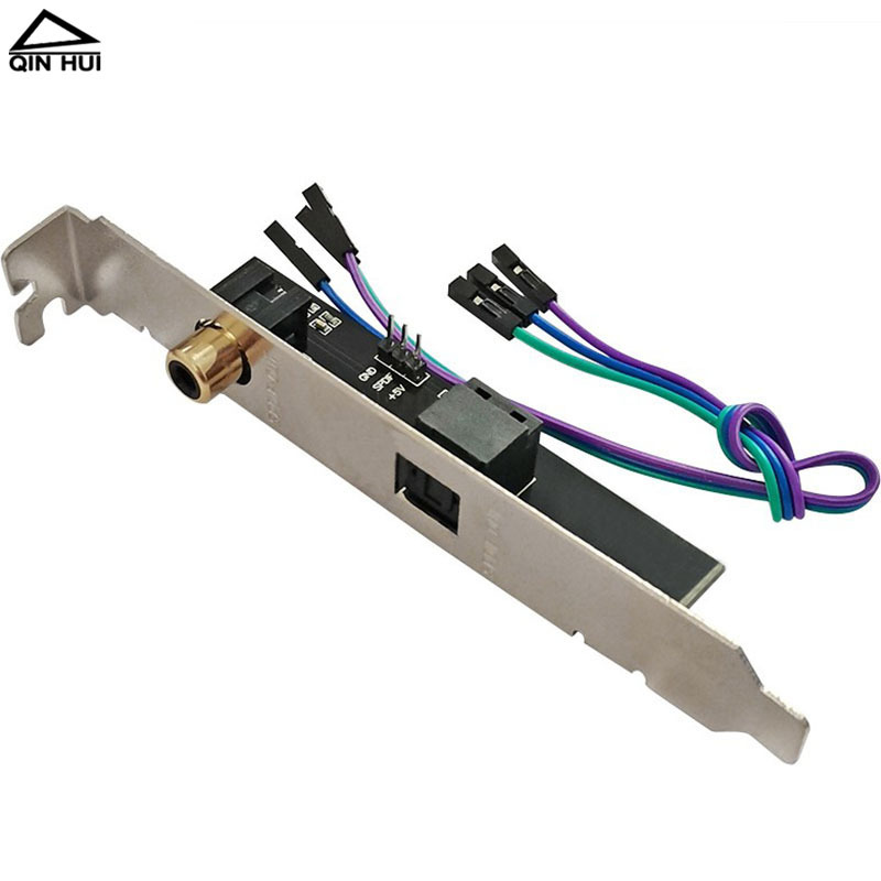 Koaxial-zu-glasfaser-spdif-tochterkarte, Digitale Blende, Universal-motherboard, Vergoldete Schnittstelle, Dtsac3lpcm-quellcode-ausgabe
