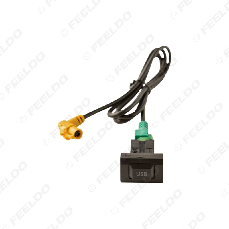Kompatibel Mit Audiosystemen Von Volkswagen, Audi Und Skoda: Usb-schalter + 4-poliges Av-adapterkabel