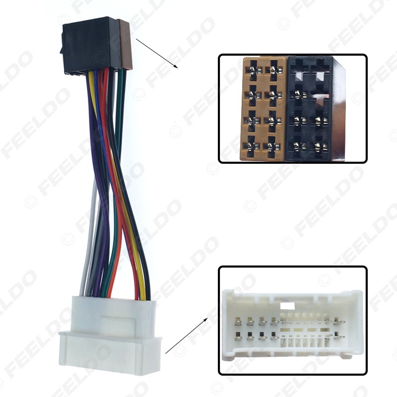 Kompatibel Mit Hyundai/kia Iso-audioadapterkabeln, Stromkabeln Für Auto-dvd-lautsprecher Und Cd-modifikationskabeln.